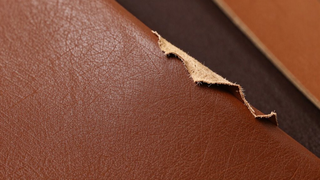 vegan leather peel issues