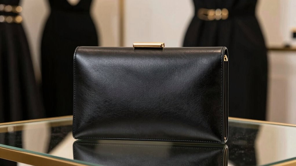 elegant minimalist clutch options