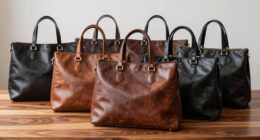 large leather tote bags