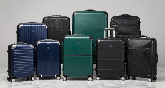 luxury 3 piece luggage sets