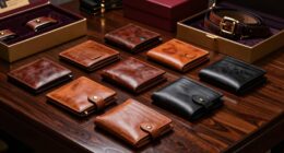 luxury leather accessory gift sets