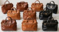 luxury leather diaper bags