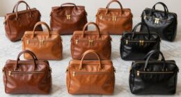 luxury leather diaper bags
