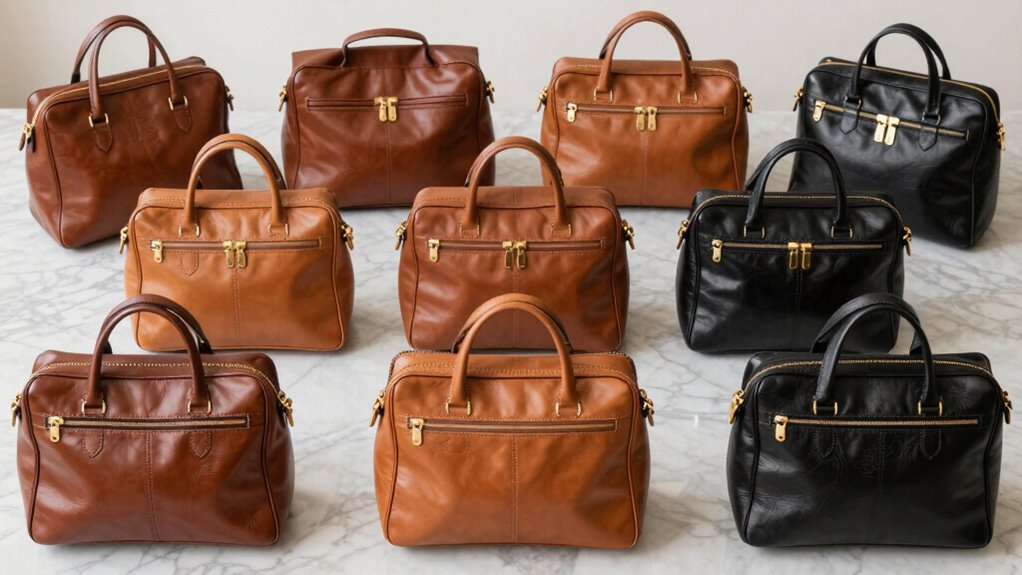 luxury leather diaper bags