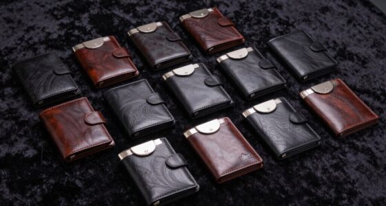 luxury leather money clips