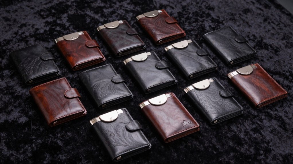luxury leather money clips