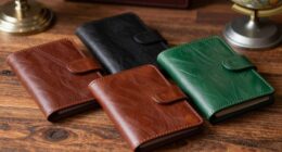 luxury leather passport wallets