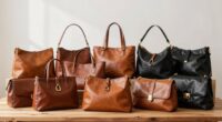 luxury leather shoulder bags