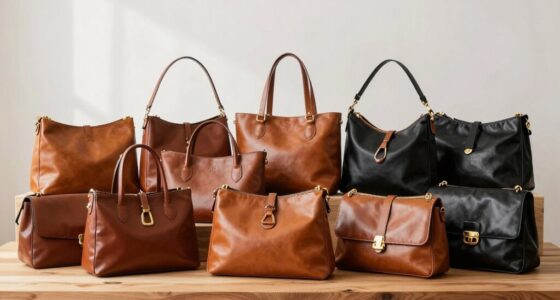 luxury leather shoulder bags