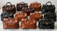 luxury leather toiletry bags