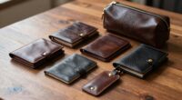 luxury leather travel sets