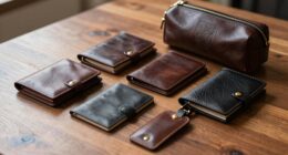 luxury leather travel sets