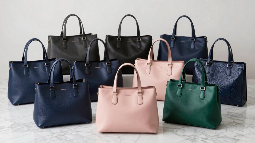 luxury tote bag selection
