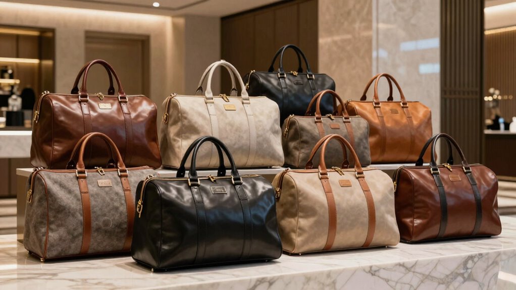 luxury travel duffels