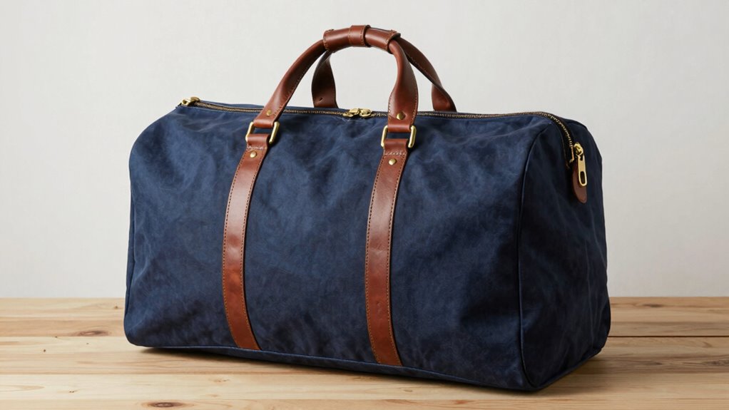 premium waxed canvas weekend bags