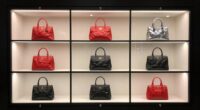 top designer bag displays