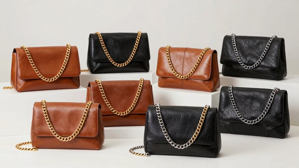 top leather baguette bags