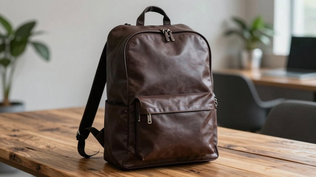 top leather laptop backpacks