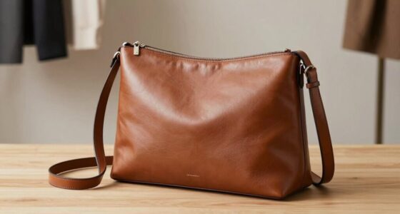 top leather zipper shoulder bags