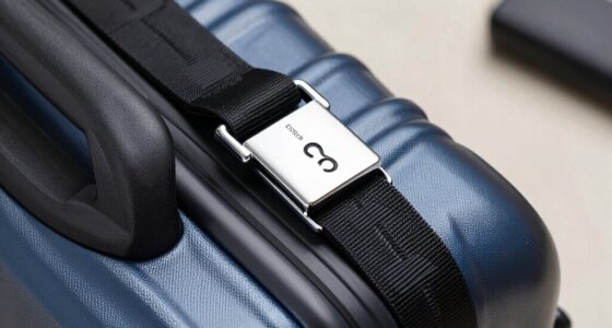 top lockable luggage straps