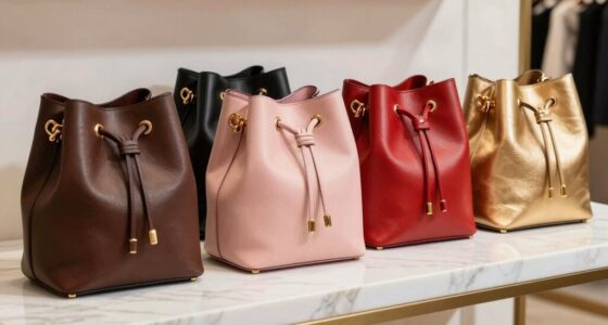 top luxury leather bucket bags