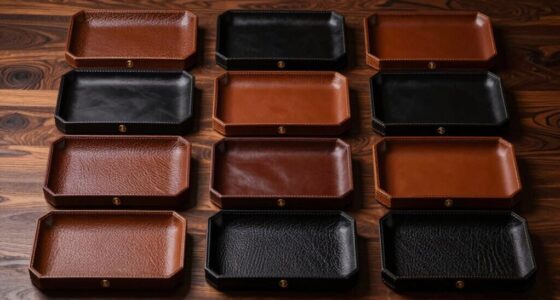 top luxury leather valet trays