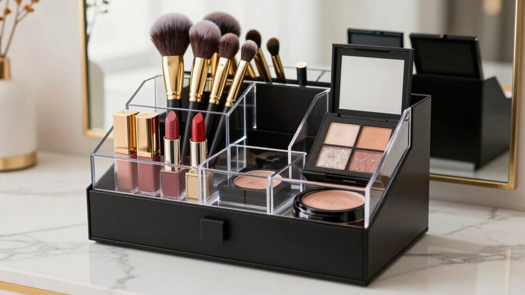 top luxury makeup storage