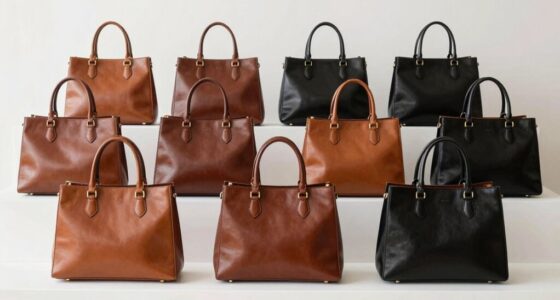 top office leather totes