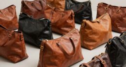 top oversized leather bags
