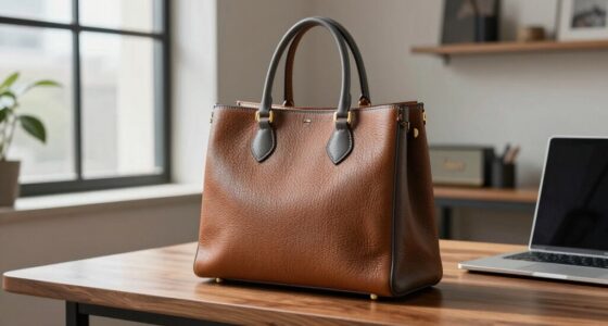 top pebbled leather totes