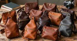 top travel leather sling bags