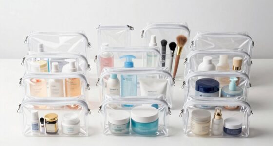 top tsa approved clear toiletry bags