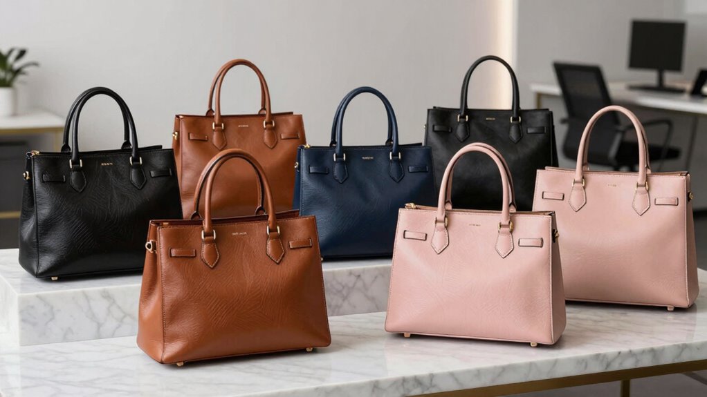 top work saffiano totes