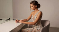 Zendaya Is Goddess-Like in This Sculpted, Beaded, Fantastic Schiaparelli Gown