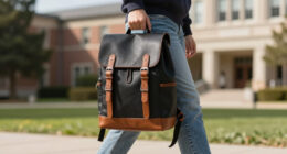9 Best Stylish Leather Backpacks For Students In 2026