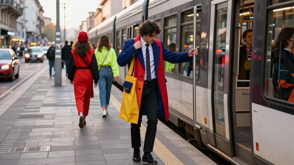 Moschino Invites 400 "Commuters" To Its SS27 Runway