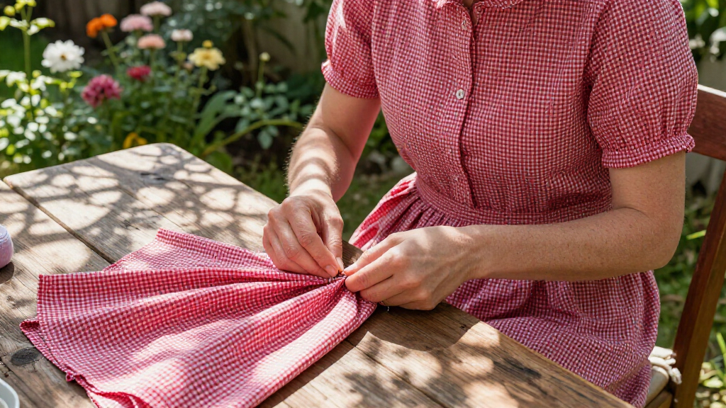Taylor Swift’s Red Gingham Dress Has A Subtle Travis Kelce Easter Egg