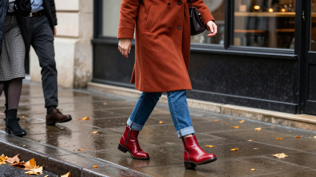 6 Ways To Wear Red Shoes With Jeans, Skirts And Trousers This Autumn
