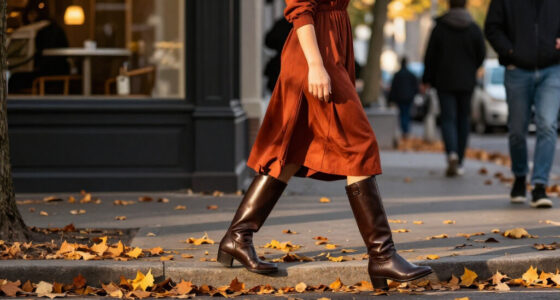 7 Ways To Make Dresses And Knee-High Boots Your Fall Uniform
