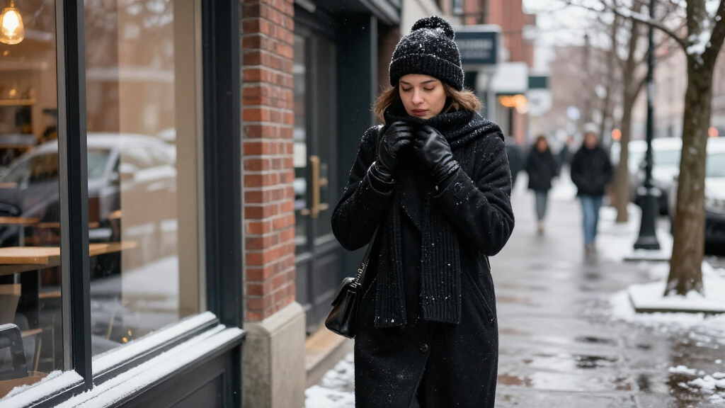 All-Black Winterwear Doesn't Have To Be Boring