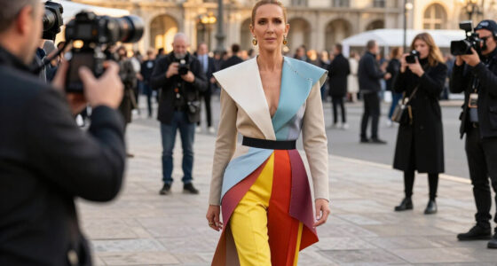 Céline Dion Embraces The Spring 2027 Season With A Straight-Off-the-Runway Deconstructed Givenchy Suit