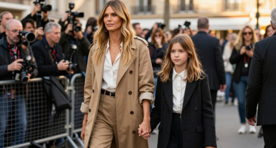 Heidi Klum Makes Paris Fashion Week A Family Affair With Daughter Lou Samuel