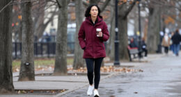 Hold The Black Jackets—J.Law's Winter Jacket Color Makes Leggings And Sneakers Look Way Chicer