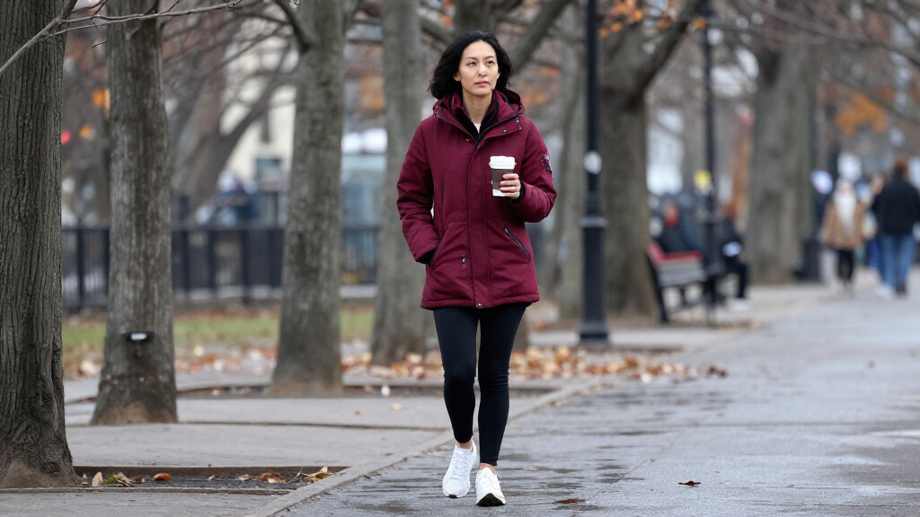Hold The Black Jackets—J.Law's Winter Jacket Color Makes Leggings And Sneakers Look Way Chicer
